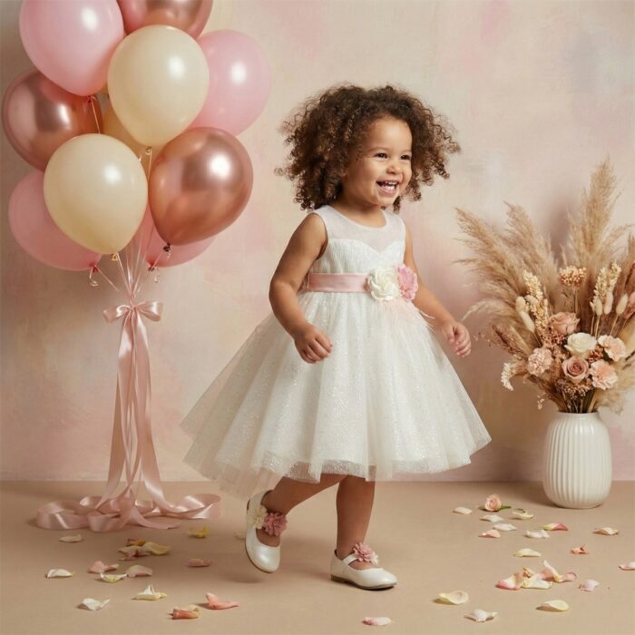 Βαπτιστικό Φόρεμα "Sparkling Fairy Elegance" 2632 Κορίτσι-εκρού
